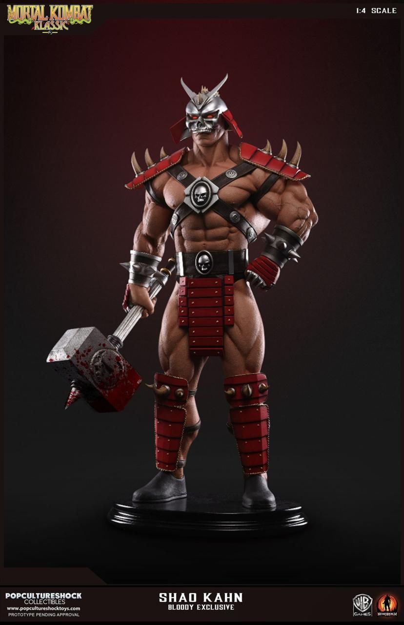 Estátua de Shao Kahn tem capacete removível e olhos que brilham - TecMundo